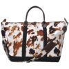 COF838_BLACK-1.jpg Cow Print NGIL Large Weekender Bag