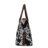 COW1151BLK-3.jpg !HOT DEAL! DEAL! Black Cow With Leopard Faux Fur Weekender Bag