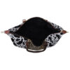 COW1151BLK-4.jpg !HOT DEAL! DEAL! Black Cow With Leopard Faux Fur Weekender Bag