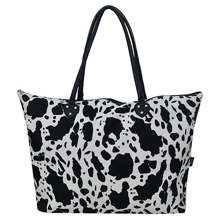 COW909LBLK-1.jpg !SALE! Black Cow Large NGIL Collection Tote Bag