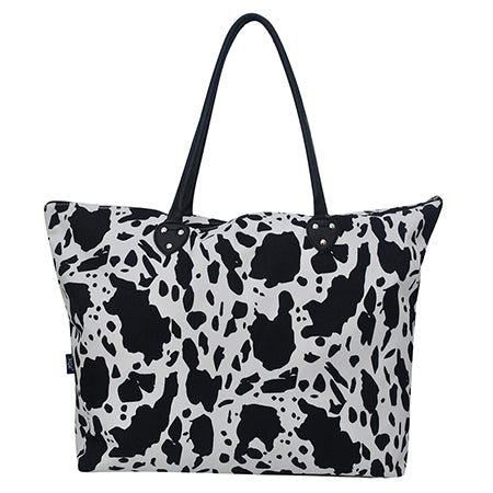 COW909LBLK-2.jpg !SALE! Black Cow Large NGIL Collection Tote Bag