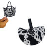 COW909LBLK-5.jpg !SALE! Black Cow Large NGIL Collection Tote Bag