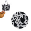 COW909LBLK-7.jpg !SALE! Black Cow Large NGIL Collection Tote Bag
