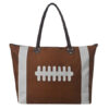 FTB909LBROWN-2.jpg Football Large NGIL Collection Tote Bag