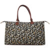 LPDA1151BLACK-2.jpg HOT ! DEAL ! DEAL ! Wild Leopard Faux Fur Weekender Bag