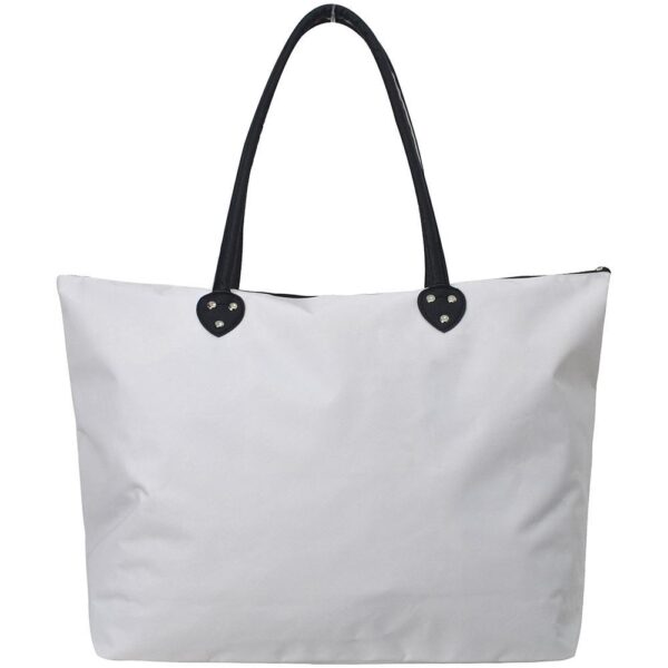 SKB909L_BLACK-2.jpg Baseball White Large NGIL Collection Tote Bag